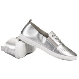 Super Mode Zapatillas Plateadas gris 5