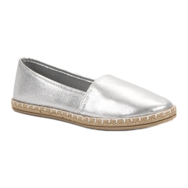 New Tlck Alpargatas plateadas gris 3