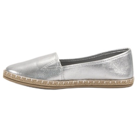 New Tlck Alpargatas plateadas gris 4