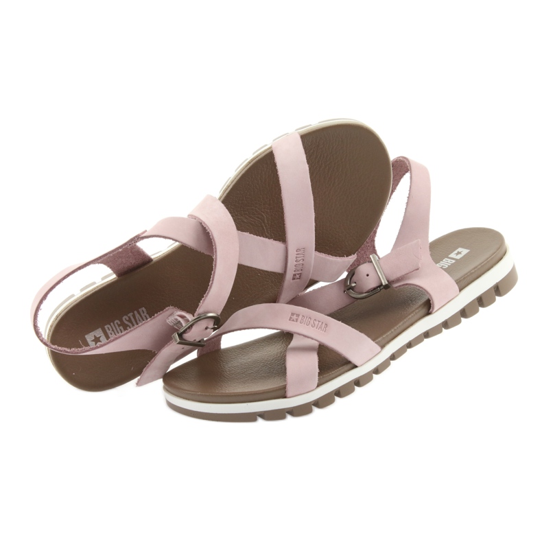 Sandalias de mujer Big Star 274971 rosado 4