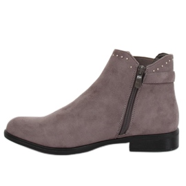 Botas grises Jodhpur para mujer 0-256 Gris 1 Botas grises Jodhpur para mujer 0-256 Gris 1