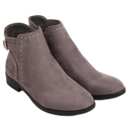 Botas grises Jodhpur para mujer 0-256 Gris 2