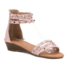 SHELOVET Sandalias Rock rosado 4