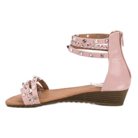 SHELOVET Sandalias Rock rosado 5