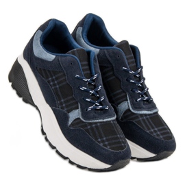 SHELOVET Zapatillas azul marino 3