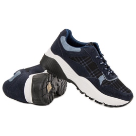 SHELOVET Zapatillas azul marino 7