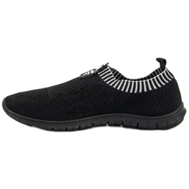 Renda Zapatos sin cordones para mujer negro 3