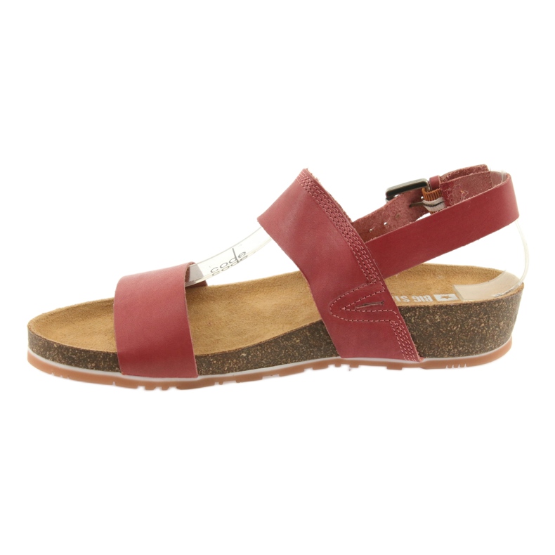 Sandalias rojas de mujer Big Star 274A016 rojo 2