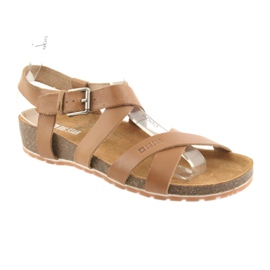 Sandalias mujer Big Star camel 274A010 marrón 1