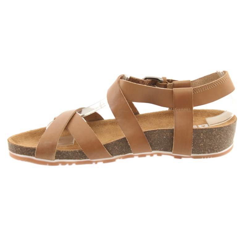 Sandalias mujer Big Star camel 274A010 marrón 2