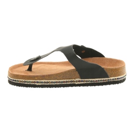 Pantuflas perfiladas de mujer Big Star 274132 negro 2