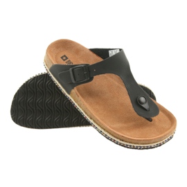 Pantuflas perfiladas de mujer Big Star 274132 negro 3