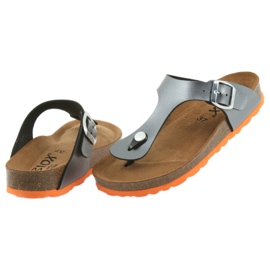 Pantuflas médicas BIOX gris 4