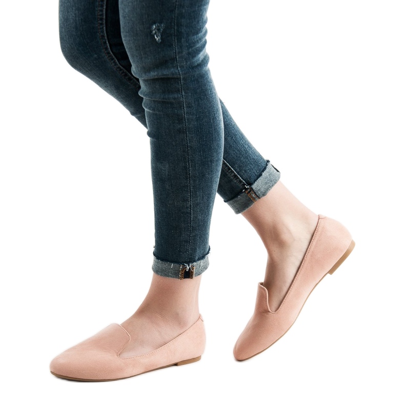 Lily Shoes Suede Lords rosado 1