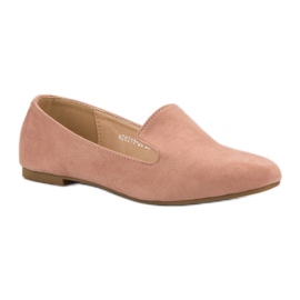 Lily Shoes Suede Lords rosado 3