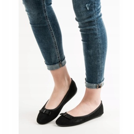 GUAPISSIMA Bailarinas con purpurina negro 1