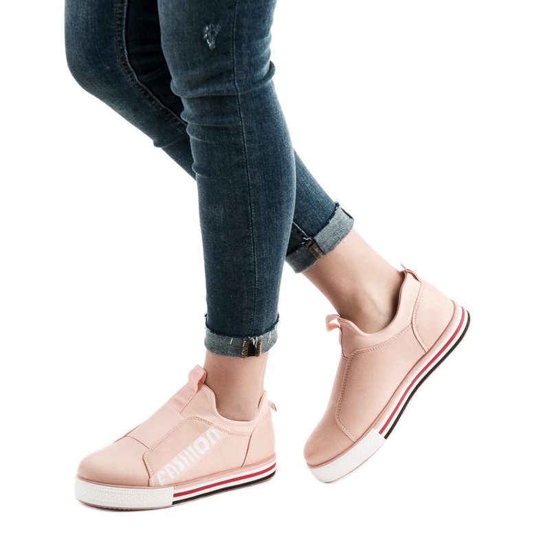 SHELOVET Zapatos deportivos de moda rosado 1