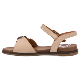 SHELOVET Sandalias beige 3