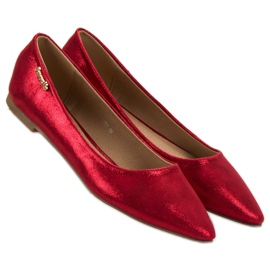 Super Me Bailarinas brillantes rojo 4