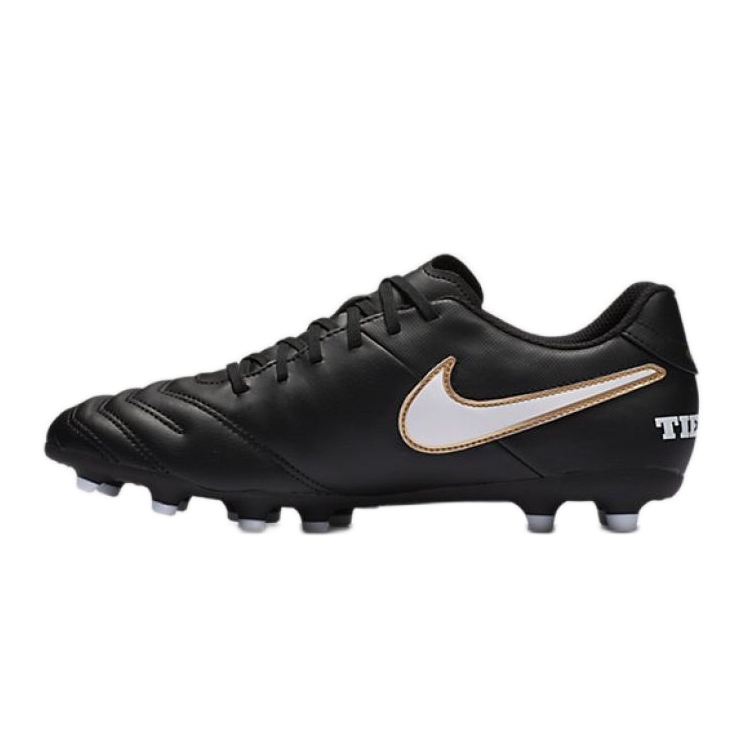 Botas de fútbol Nike Tiempo Rio Iii Fg M 819233-010 negro negro 2