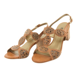 Sandalias mujer toffee / panther Anabelle 1352 beige 3