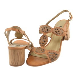 Sandalias mujer toffee / panther Anabelle 1352 beige 4