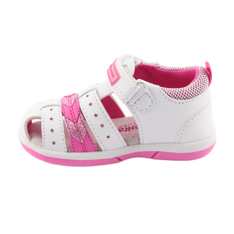 American Club Sandalias de niña American DR18 blanco rosa 2