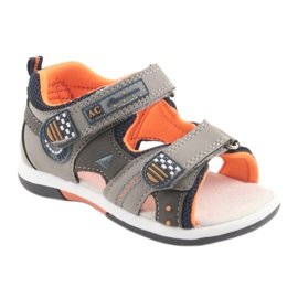 American Club DR13 sandalias para niño gris naranja azul marino 1 American Club DR13 sandalias para niño gris naranja azul marino 1