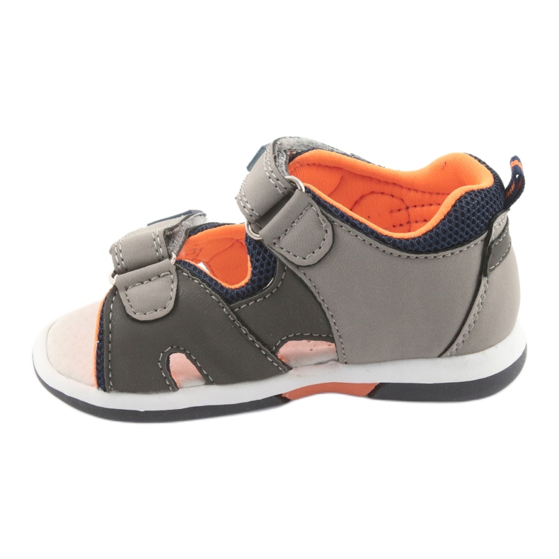 American Club DR13 sandalias para niño gris naranja azul marino 2 American Club DR13 sandalias para niño gris naranja azul marino 2