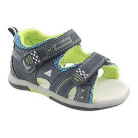 American Club DR13 sandalias niño azul marino verde 1