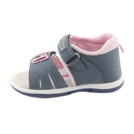 American Club Sandalias American DR19 Denim Butterfly para niña azul rosado 2 American Club Sandalias American DR19 Denim Butterfly para niña azul rosado 2