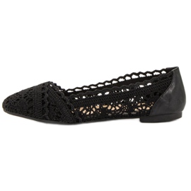 Coura Bailarinas De Encaje Negras negro 4