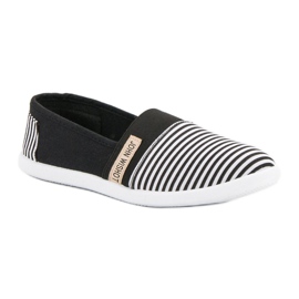 SHELOVET Slipons a rayas negro 5