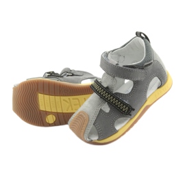 Sandalias niño nabos Bartek 81772 gris amarillo 5