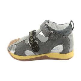 Sandalias niño nabos Bartek 81772 gris amarillo 2