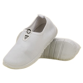 SHELOVET Zapatillas slip-on blancas blanco 2