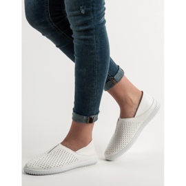 Super Mode Zapatillas cómodas sin cordones blanco 2 Super Mode Zapatillas cómodas sin cordones blanco 2