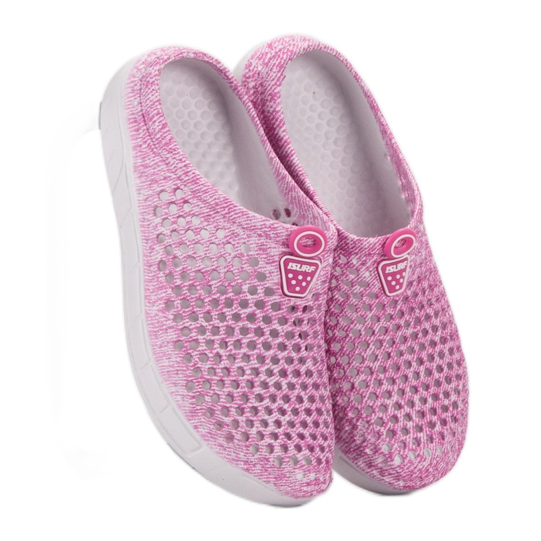 SHELOVET Pantuflas deportivas rosas rosado 1