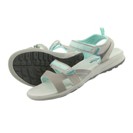 American Club HL12 sandalias de niña gris verde 4