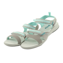 American Club HL12 sandalias de niña gris verde 3