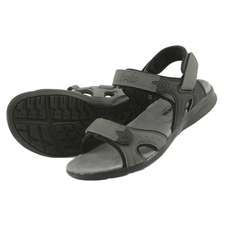 American Club Sandalias deportivas American HL09 negro / gris 4