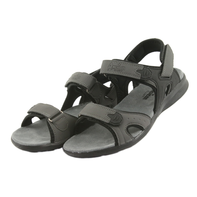 American Club Sandalias deportivas American HL09 negro / gris 3