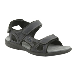 American Club Sandalias deportivas American HL06 negro azul marino 1