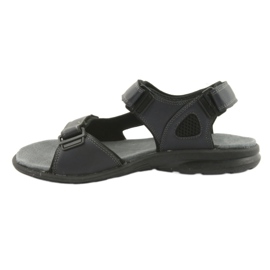 American Club Sandalias deportivas American HL06 negro azul marino 2