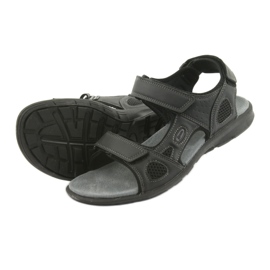 American Club Sandalias deportivas americanas HL06 negras negro 4