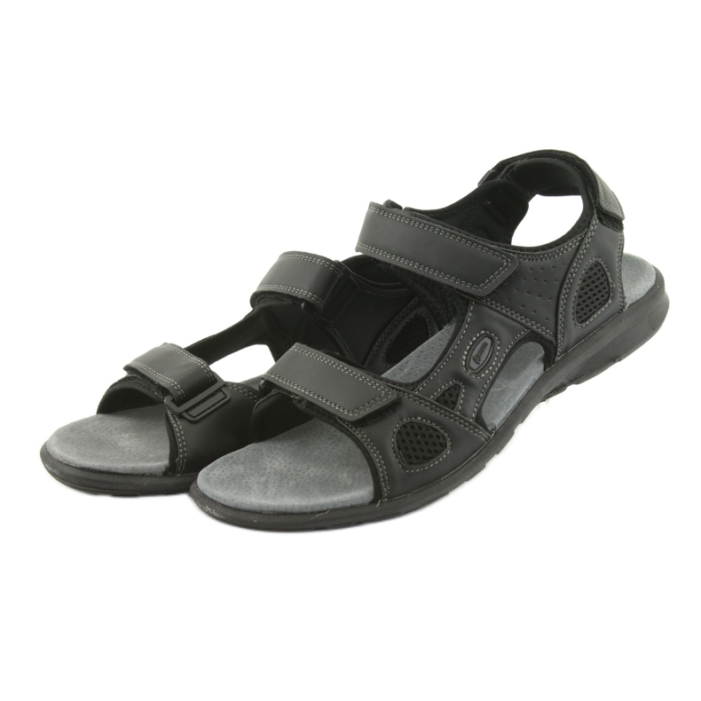 American Club Sandalias deportivas americanas HL06 negras negro 3
