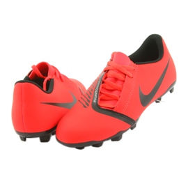 Zapatillas de fútbol Nike Phantom Venom Club Fg Jr AO0396-600 multicolor naranjas y tintos 4