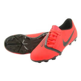 Zapatillas de fútbol Nike Phantom Venom Club Fg Jr AO0396-600 multicolor naranjas y tintos 5