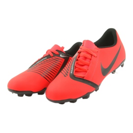 Zapatillas de fútbol Nike Phantom Venom Club Fg Jr AO0396-600 multicolor naranjas y tintos 3