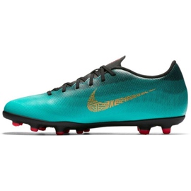 Nike Mercurial Vapor 12 Club CR7 Mg M AJ3723-390 zapatos de fútbol verde verde 1